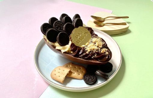 ovos páscoa duo palha e oreo